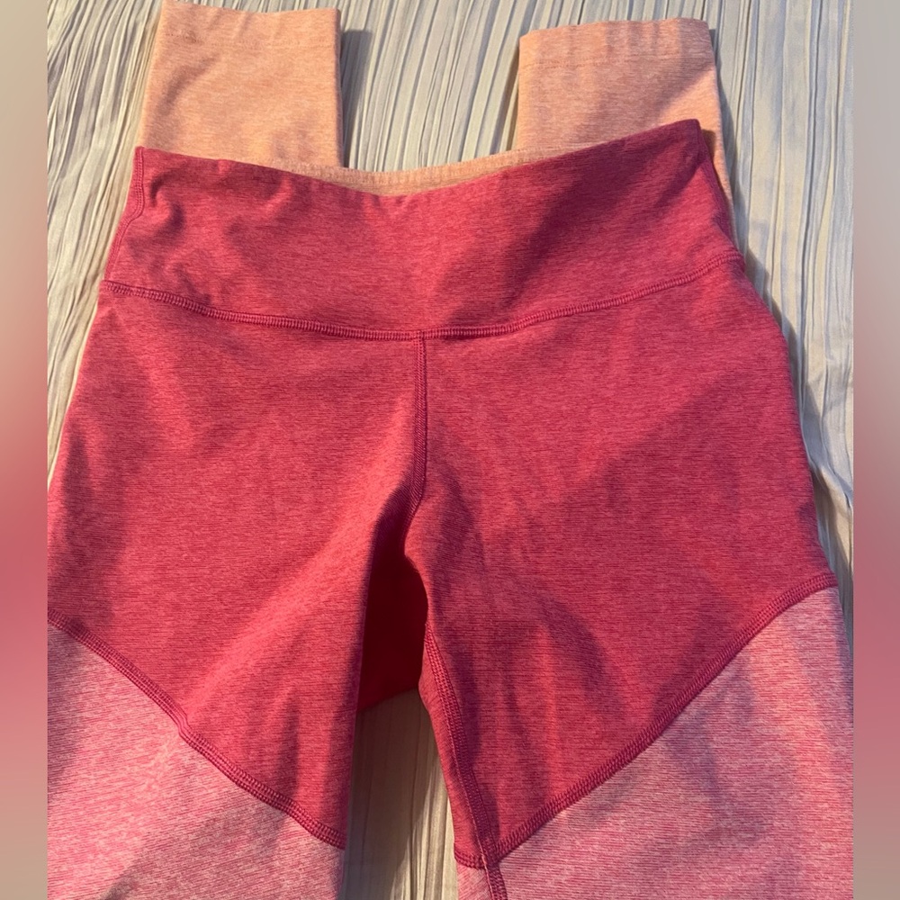 Outdoor Voices‎ pink orange leggings size small